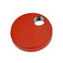Ductile/Cast Iron Grooved Pipe Fitting End Cap with Eccentric Hole